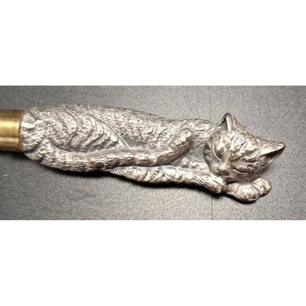 Pewter  Cat, Ram, Fish, Rabbit Stainless Steel Butter knives